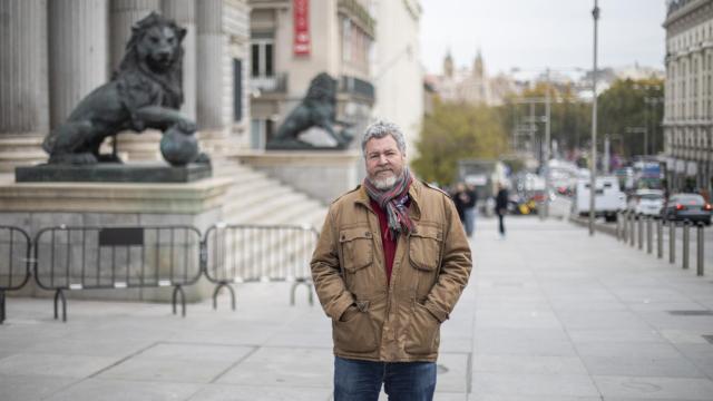 El diputado de Unidas Podemos, Juan López de Uralde, este noviembre en el Congreso de los Diputados.