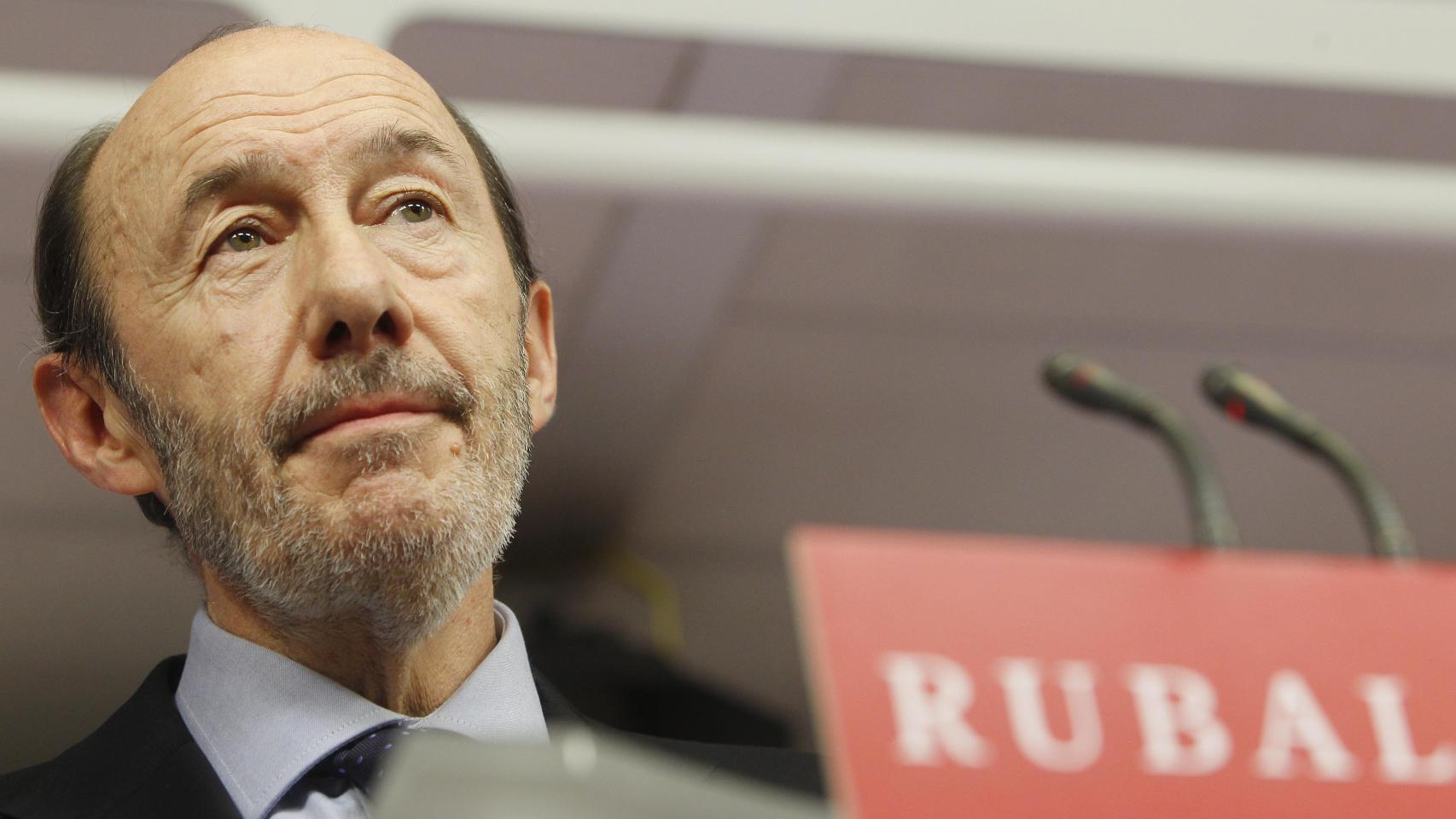 Alfredo Pérez Rubalcaba, exvicepresidente del Gobierno e histórico dirigente del PSOE.