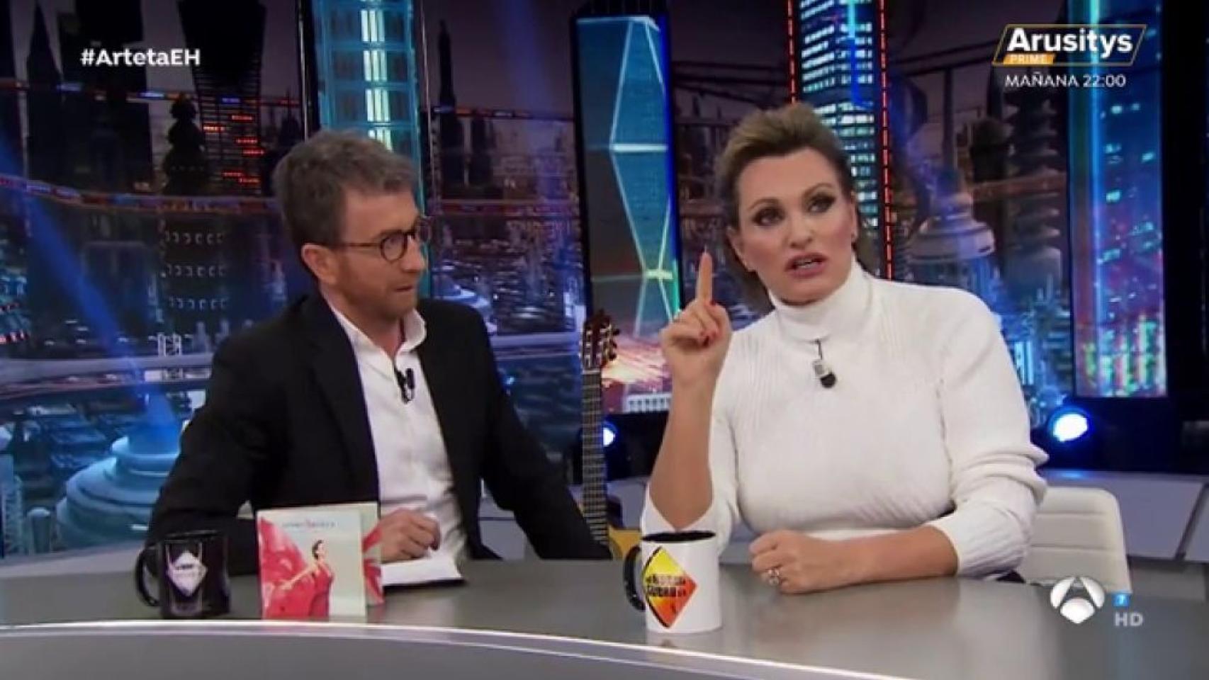 Ainhoa Arteta, en 'El Hormiguero' este jueves.