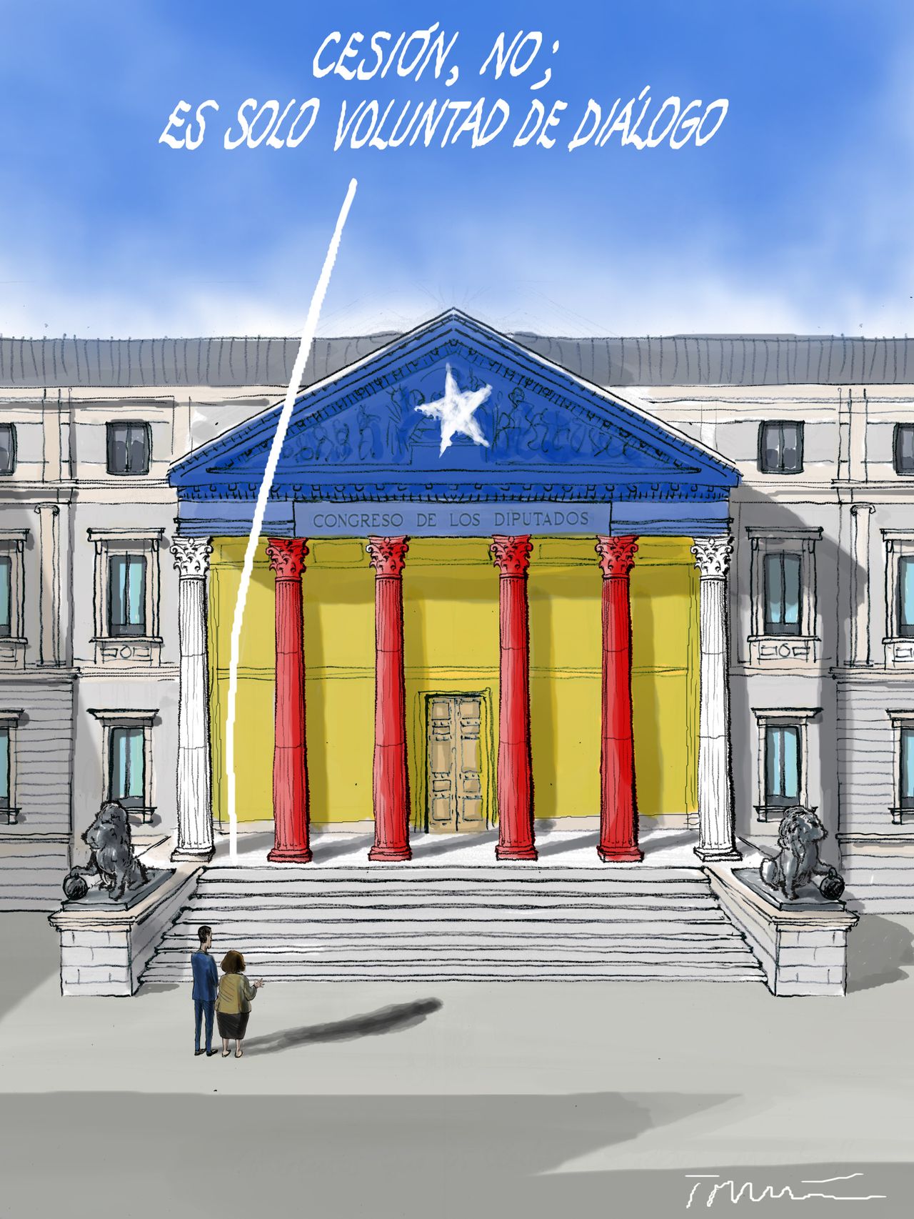 Cesión, no; diálogo