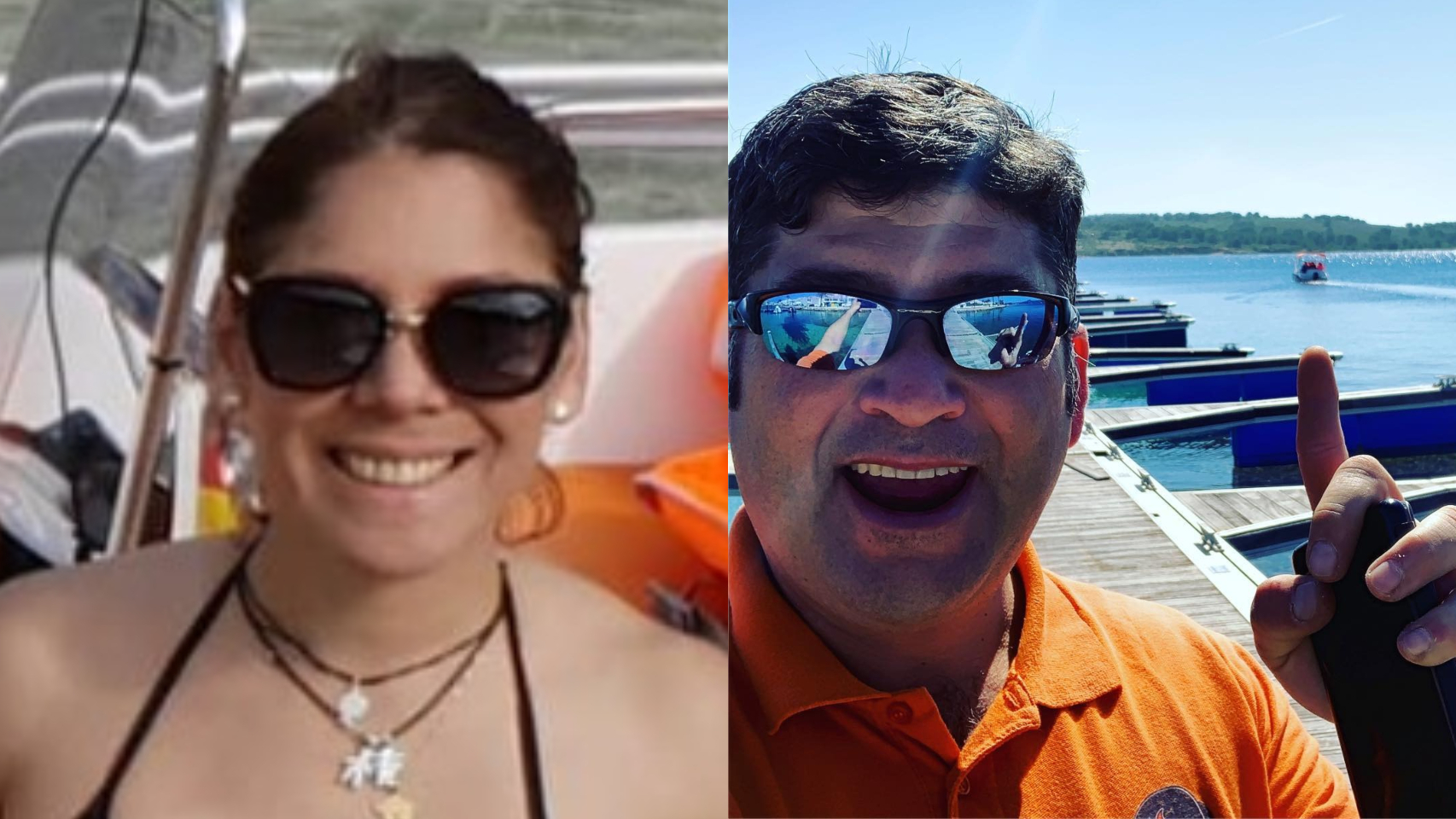 Elizabeth Pimentel y Eduardo Estela.