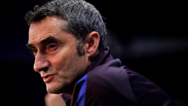 Ernesto Valverde en rueda de prensa previa al Altético