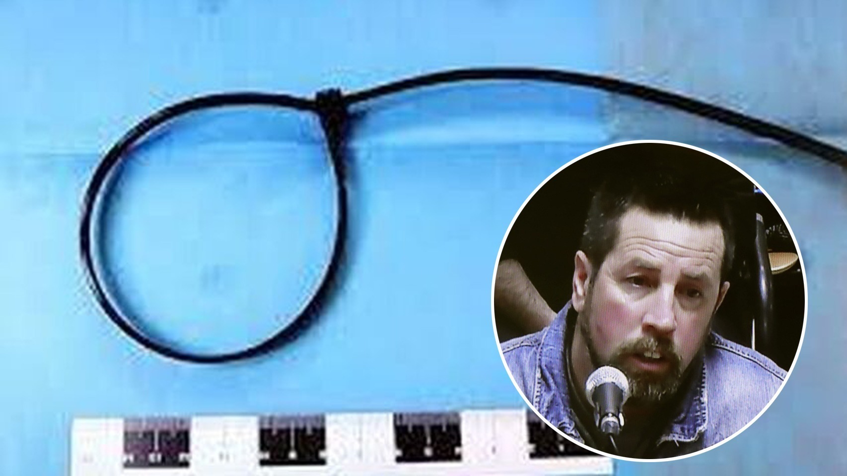 El arma del crimen que empleó el asesino para matar a Diana.