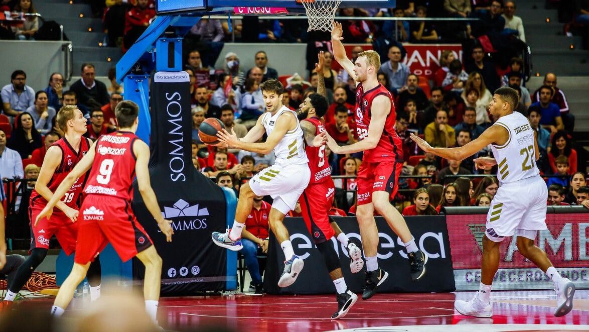 Laprovittola, durante el partido de Liga Endesa entre Zaragoza y Real Madrid