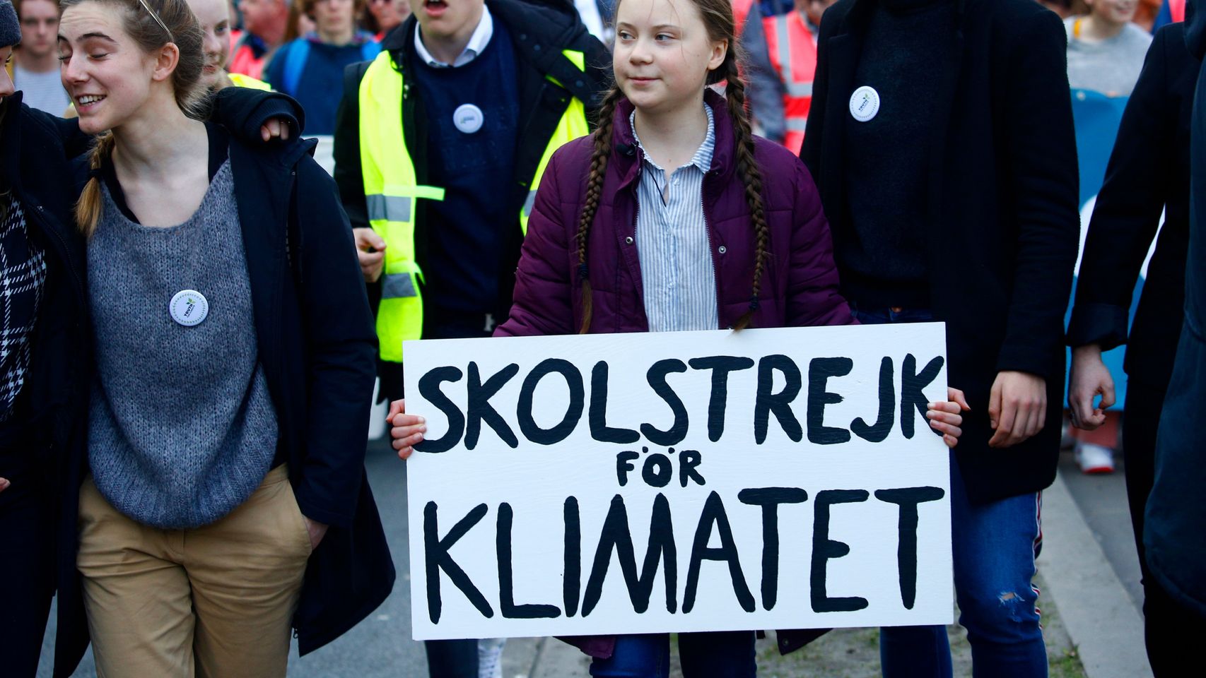 Greta Thunberg, en una reciente manifestación por el clima