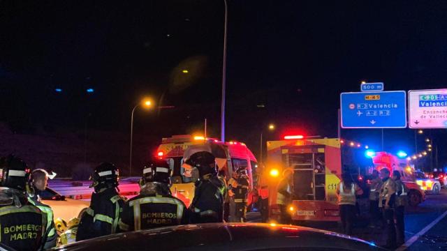 Imagen del instante del accidente.