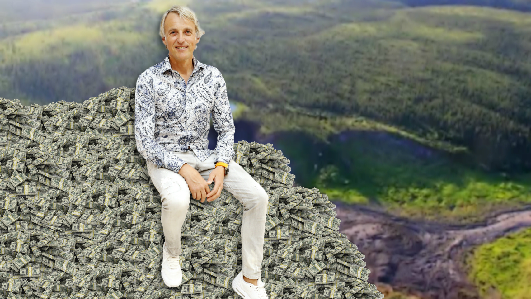 Jesús Calleja en un montaje de JALEOS.