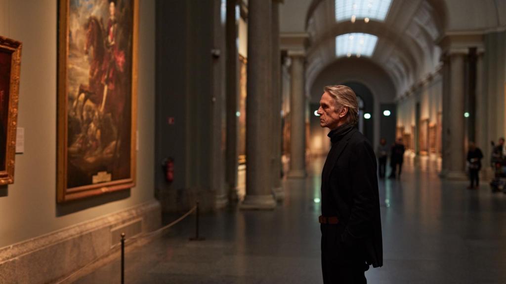 Jeremy Irons en el Museo del Prado.