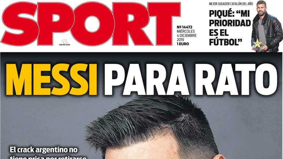 Portada Sport (04/12/19)