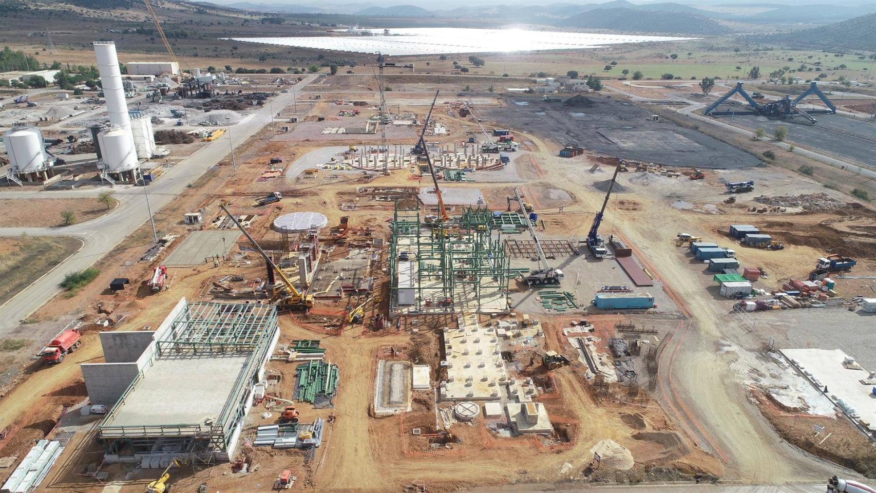 Construcción de las nuevas instalaciones de Ence en Puertollano (Ciudad Real)