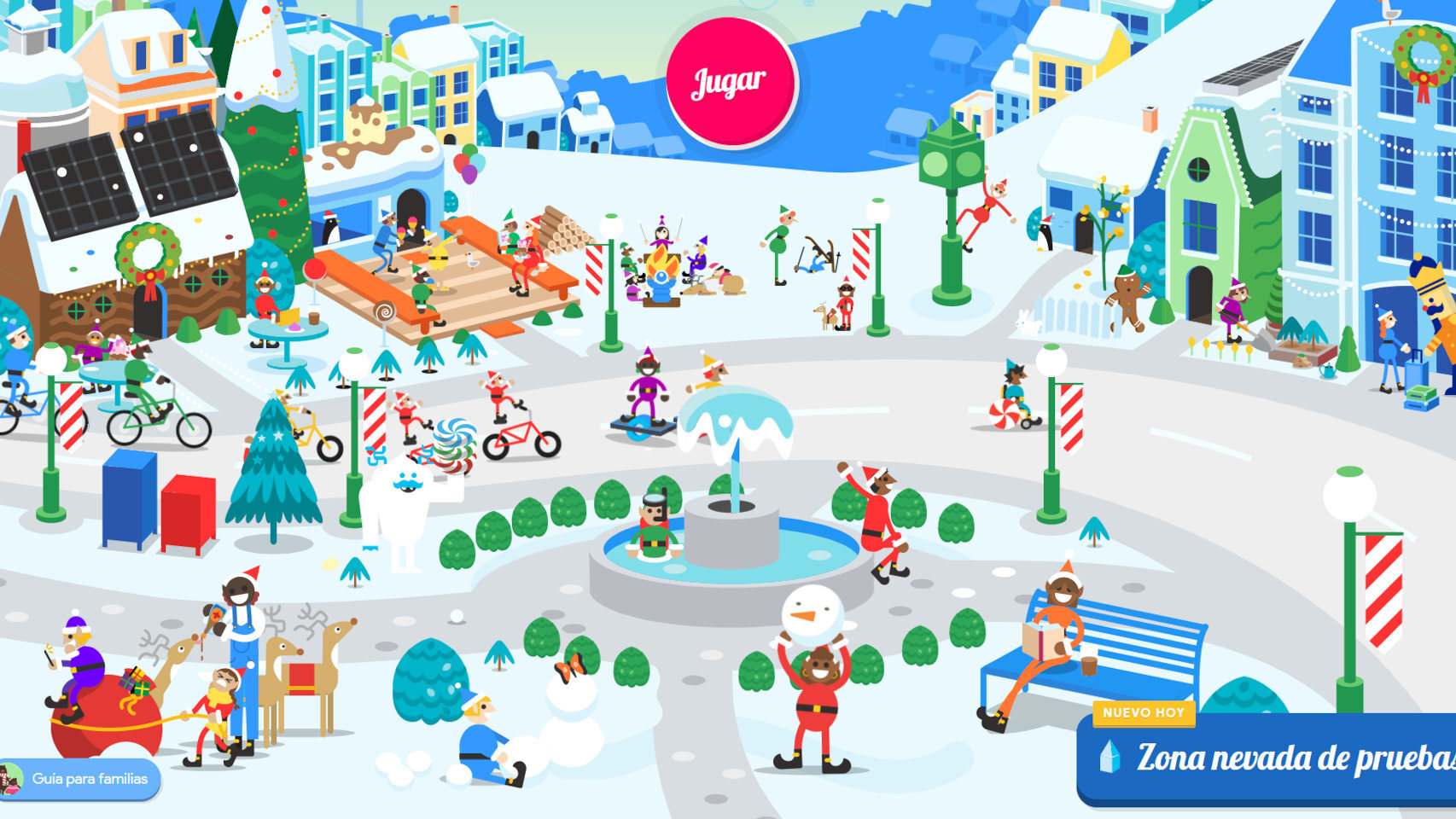 Google te permite seguir a Papá Noel y jugar durante todo el mes