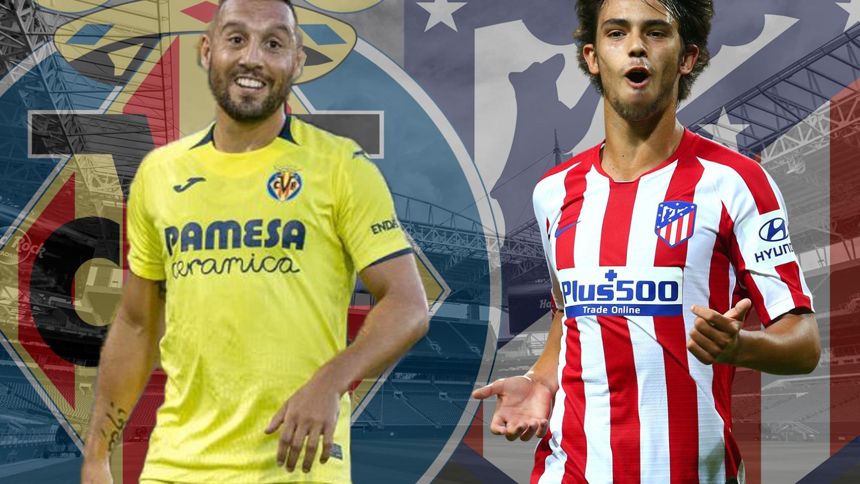 Santi Cazorla y Joao Felix