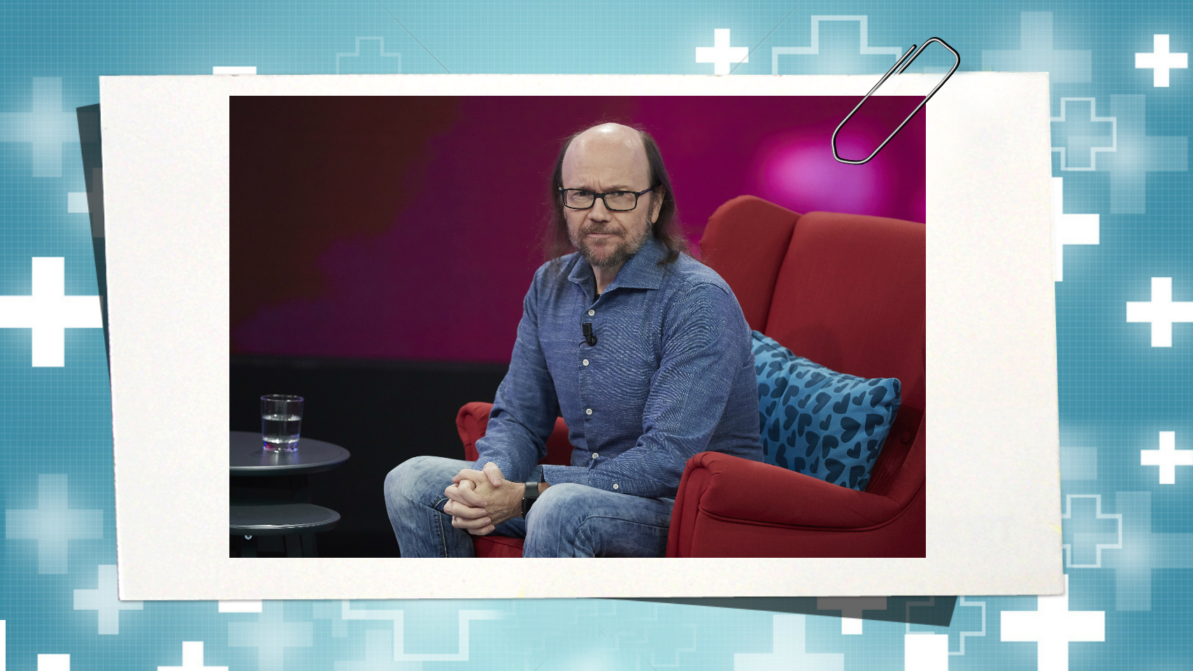 Montaje de JALEOS con Santiago Segura.