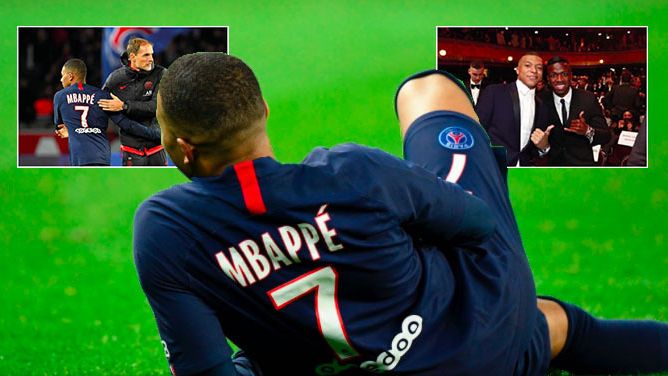 El enésimo enfado de Mbappé en París