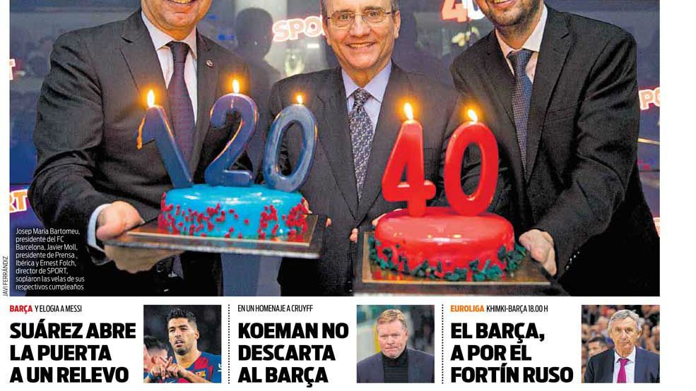 Portada SPORT (06/12/2019)