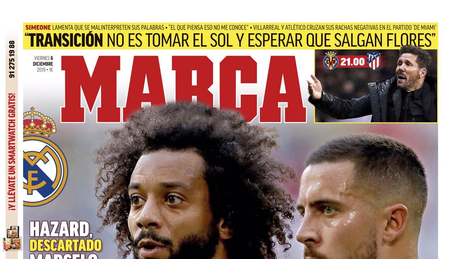 Portada MARCA (06/12/2019)