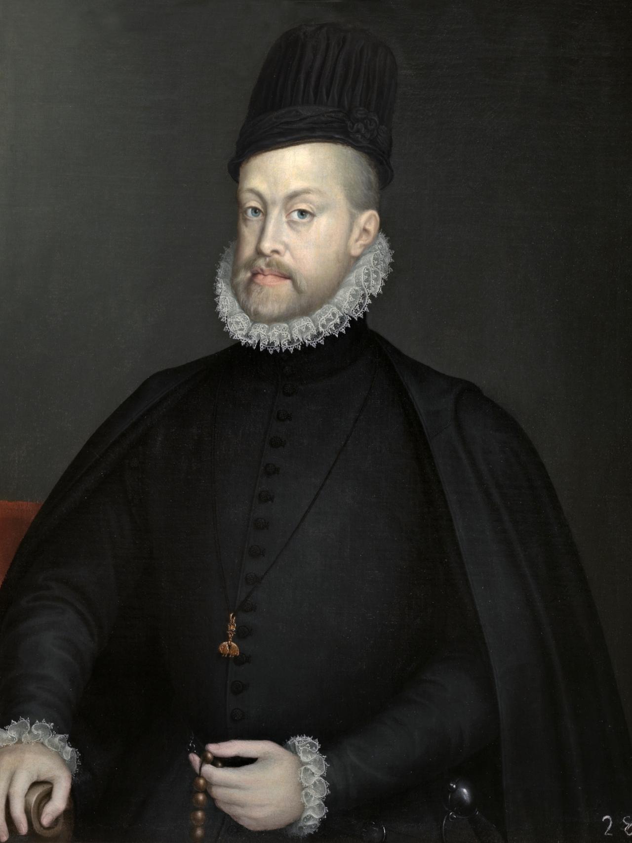 Felipe II. Retrato de Sofonisba Anguissola.