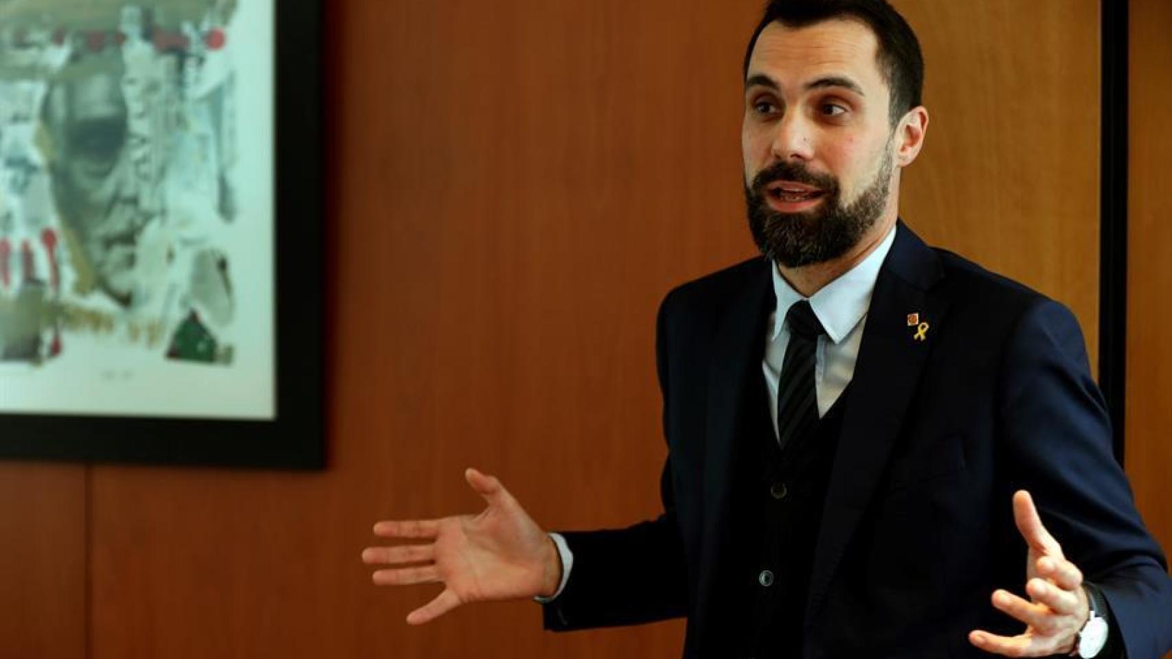 Roger Torrent, en entrevista a la Agencia Efe.