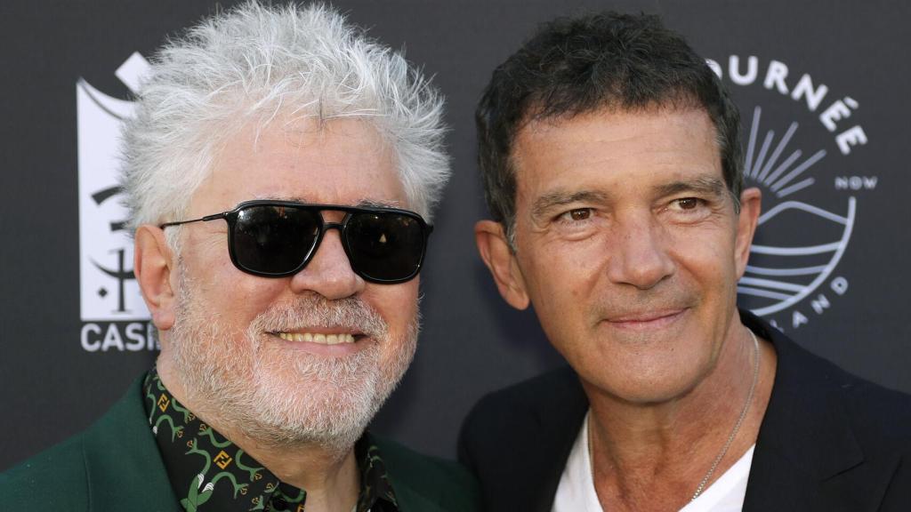 Almodóvar y Banderas en Cannes.