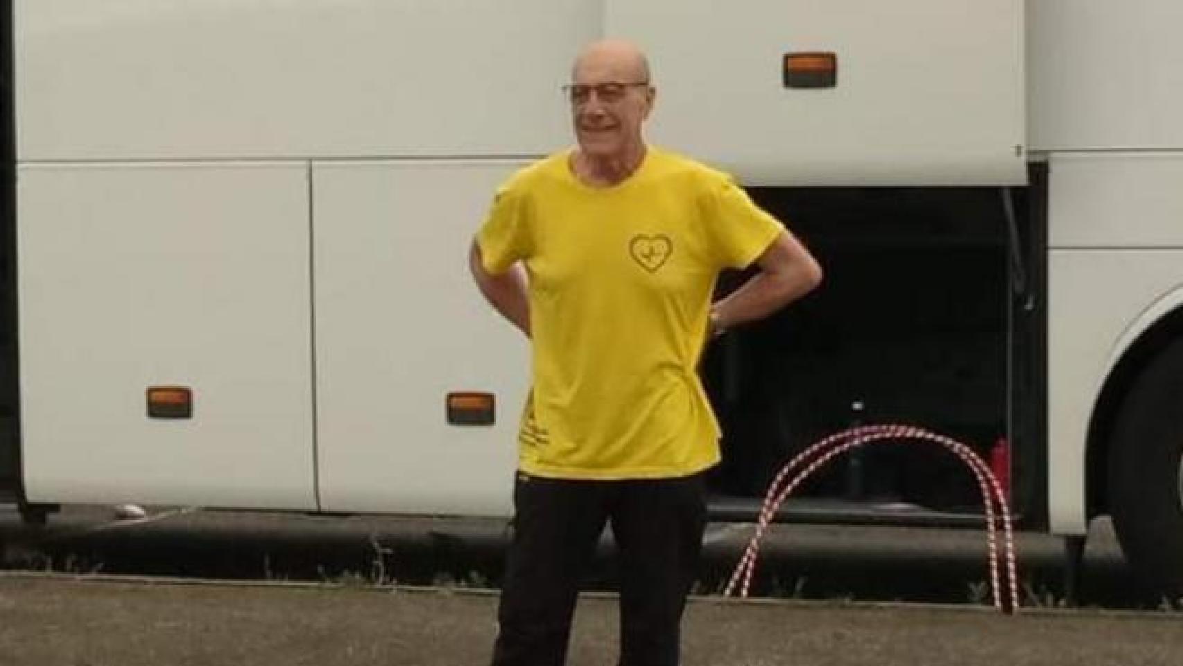 El etarra José Ramón López de Abetxuko, tras salir de prisión, en 2018.