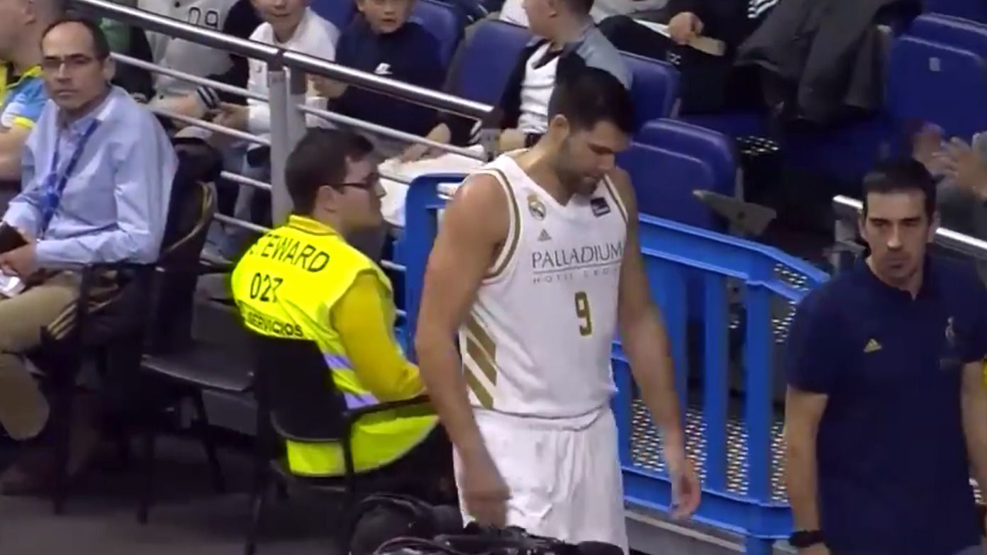 Felipe Reyes se vuelve a lesionar
