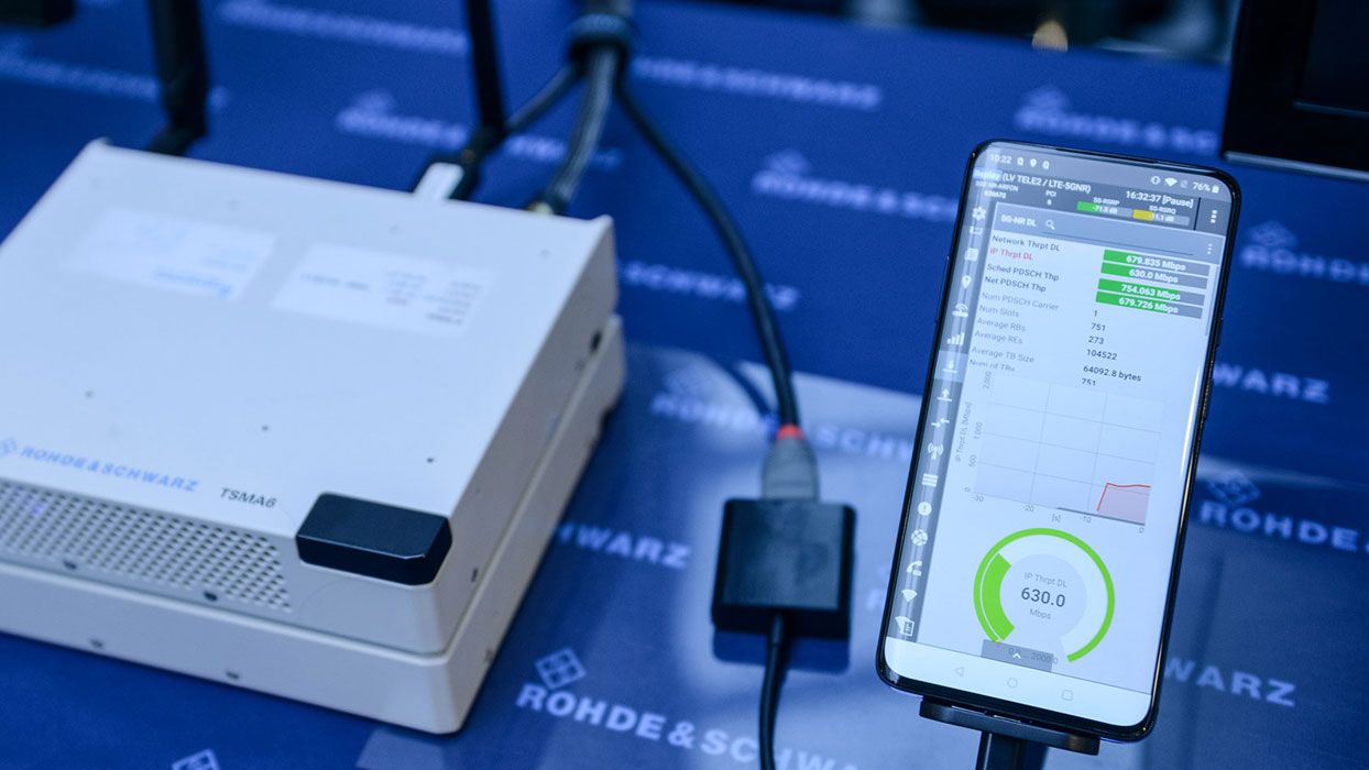 Uno de los dispositivos relacionados con el 5G que se han mostrado en el 5G Techritory Forum.