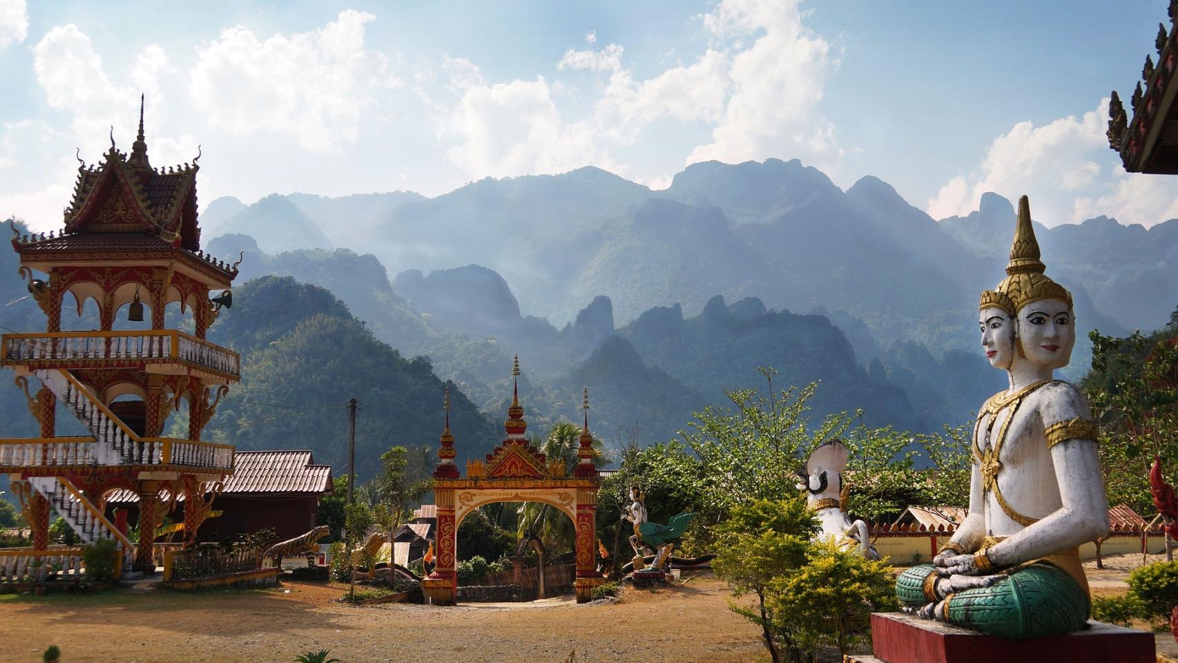 Paisaje de Laos.