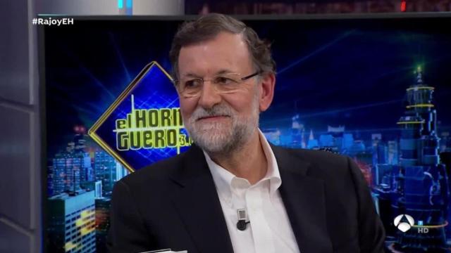 Mariano Rajoy, este martes en 'El Hormiguero'.