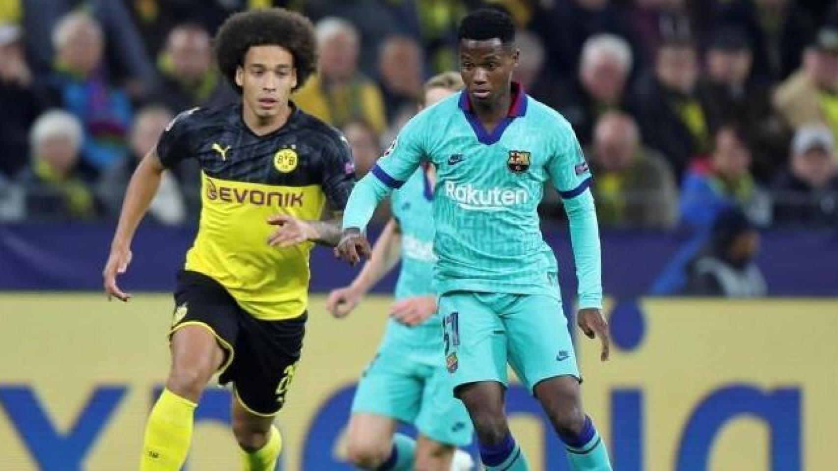 Ansu Fati en el Borussia Dortmund - Barça