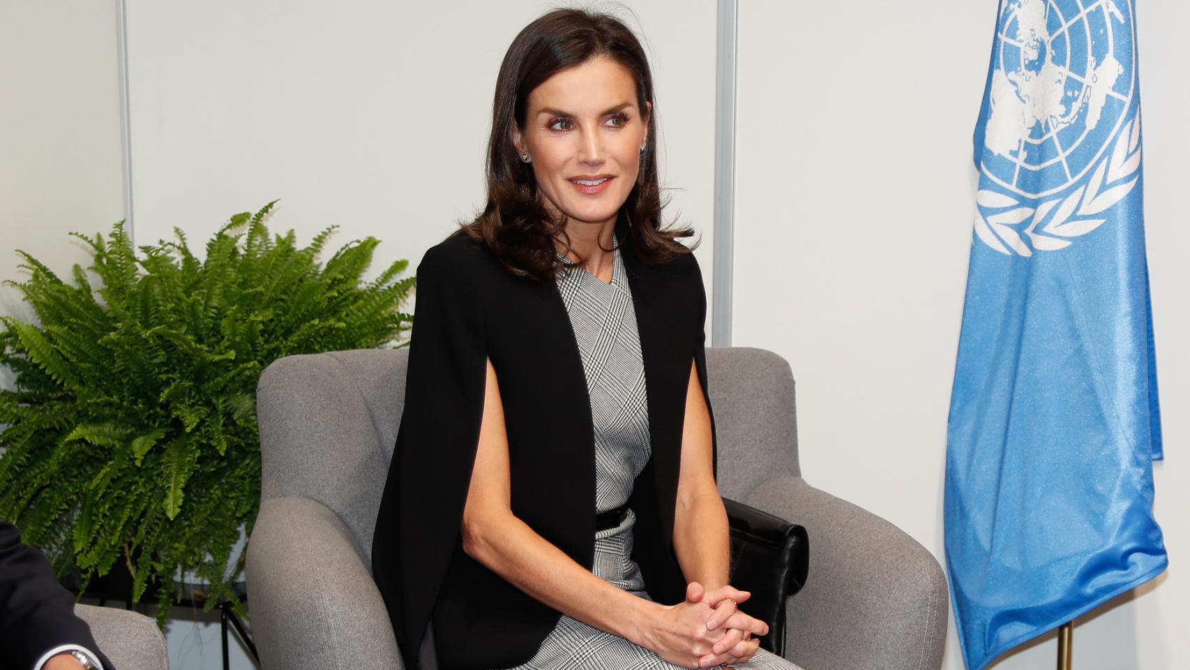 Letizia durante su evento de este miércoles.