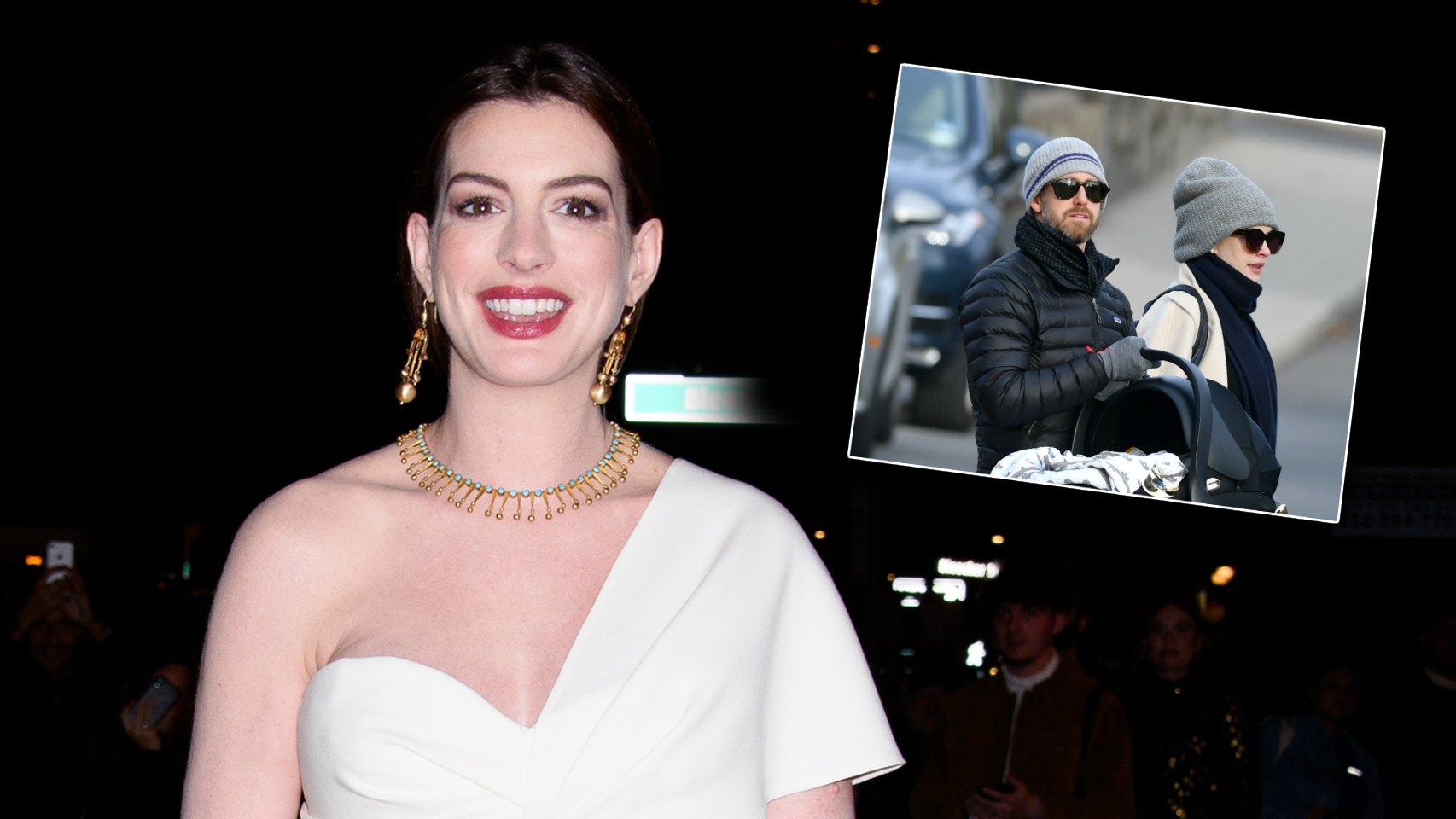 Anne Hathaway y la foto que prueba que ha dado a luz.
