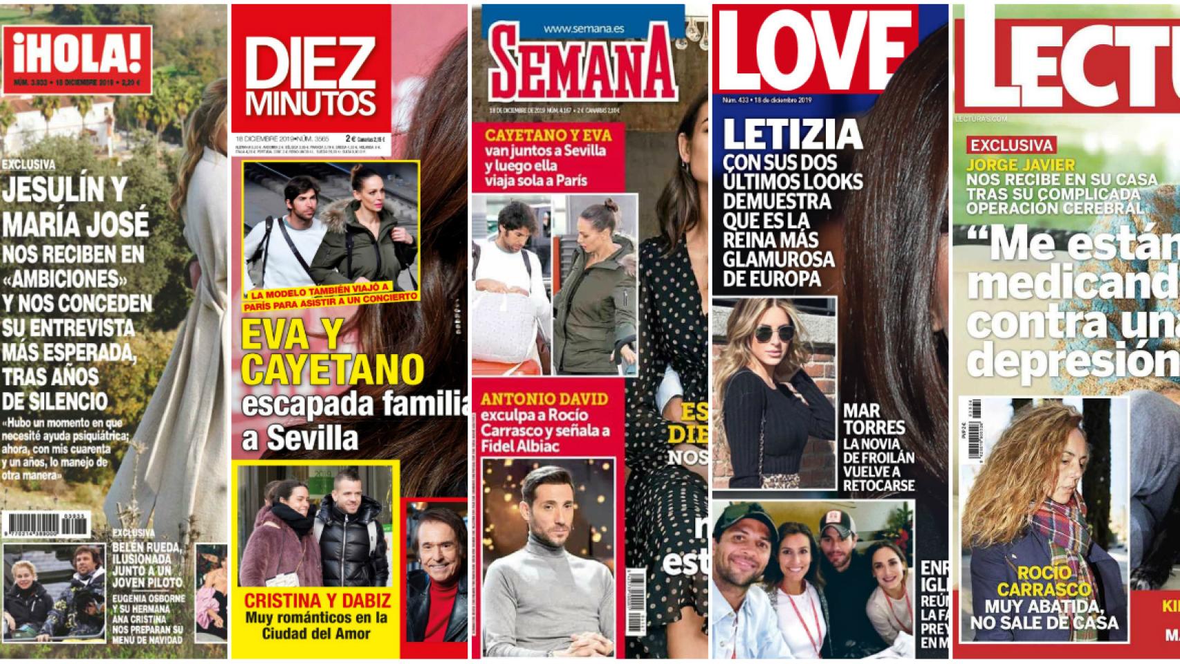 Estas son las revistas de este miércoles.