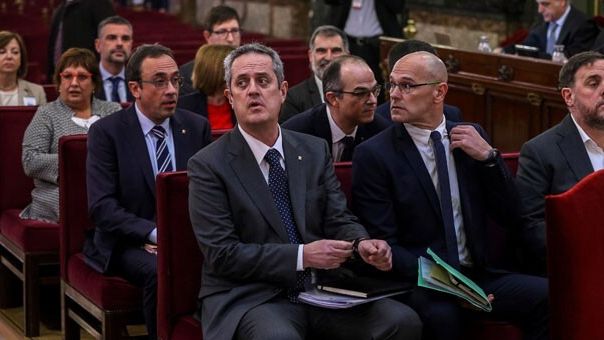 Los presos del 'procés' en el Tribunal Supremo