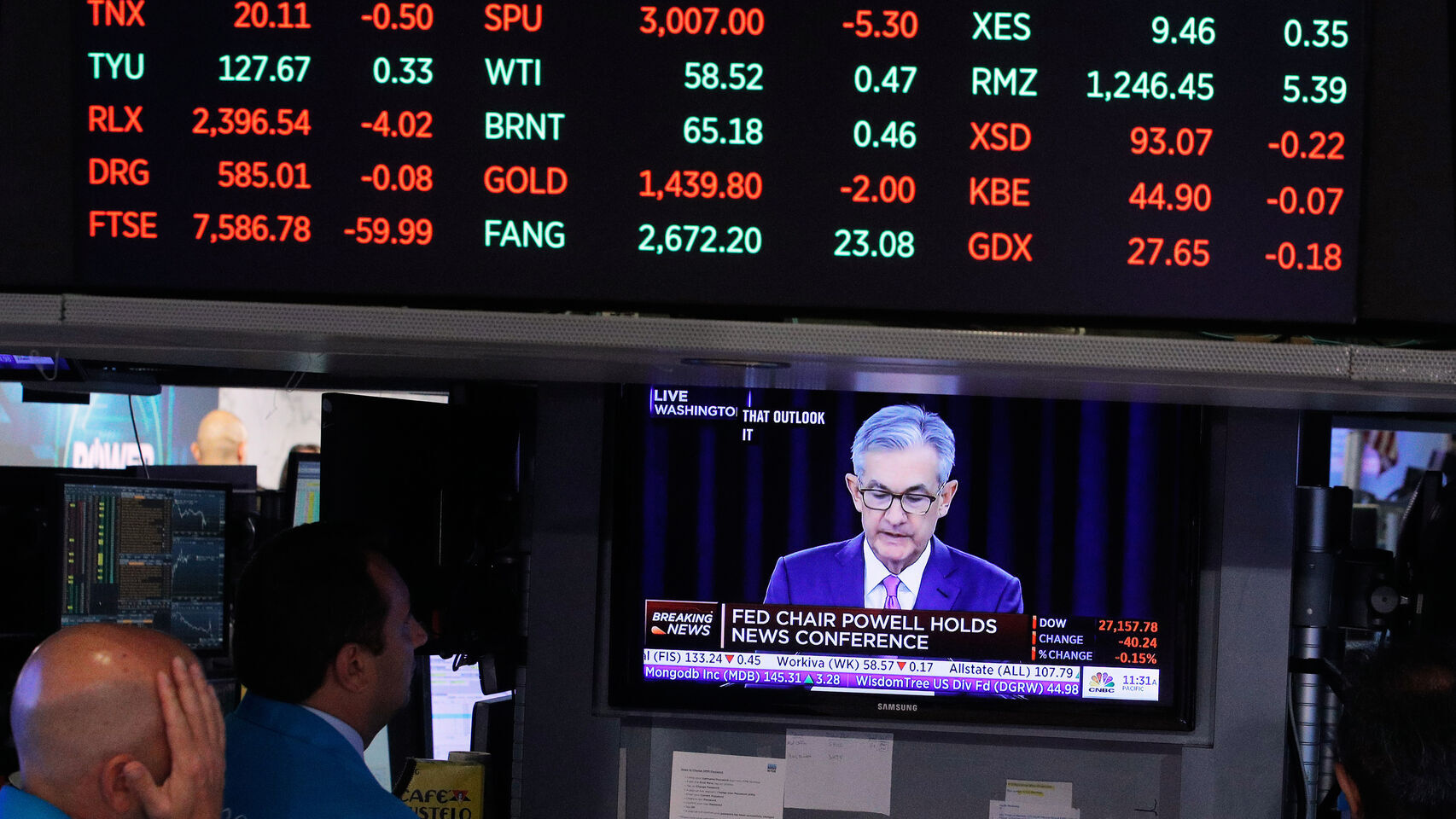 Jerome Powell, presidente de la Reserva Federal de Estados Unidos.