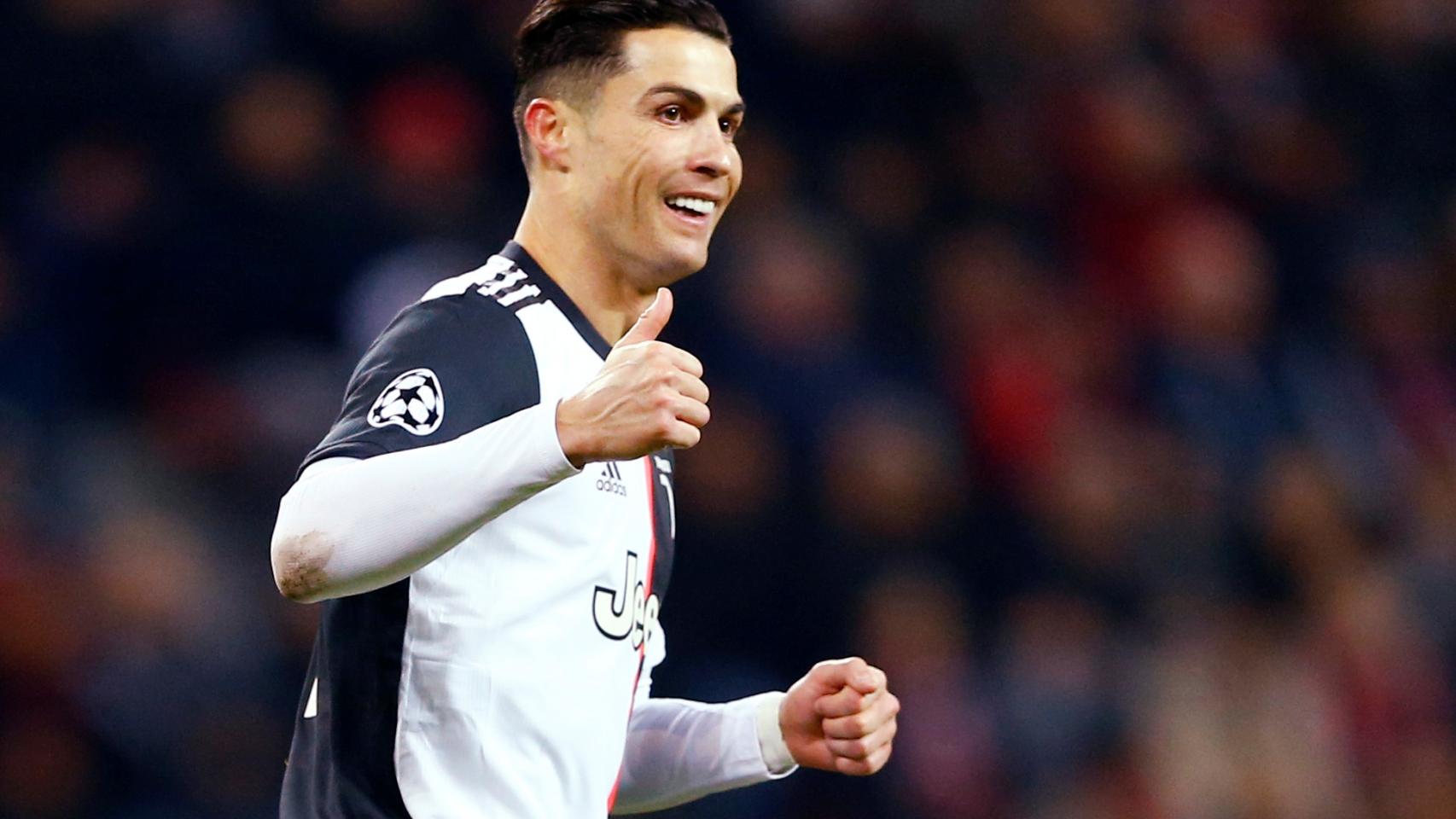 Cristiano Ronaldo celebra un gol con la Juventus