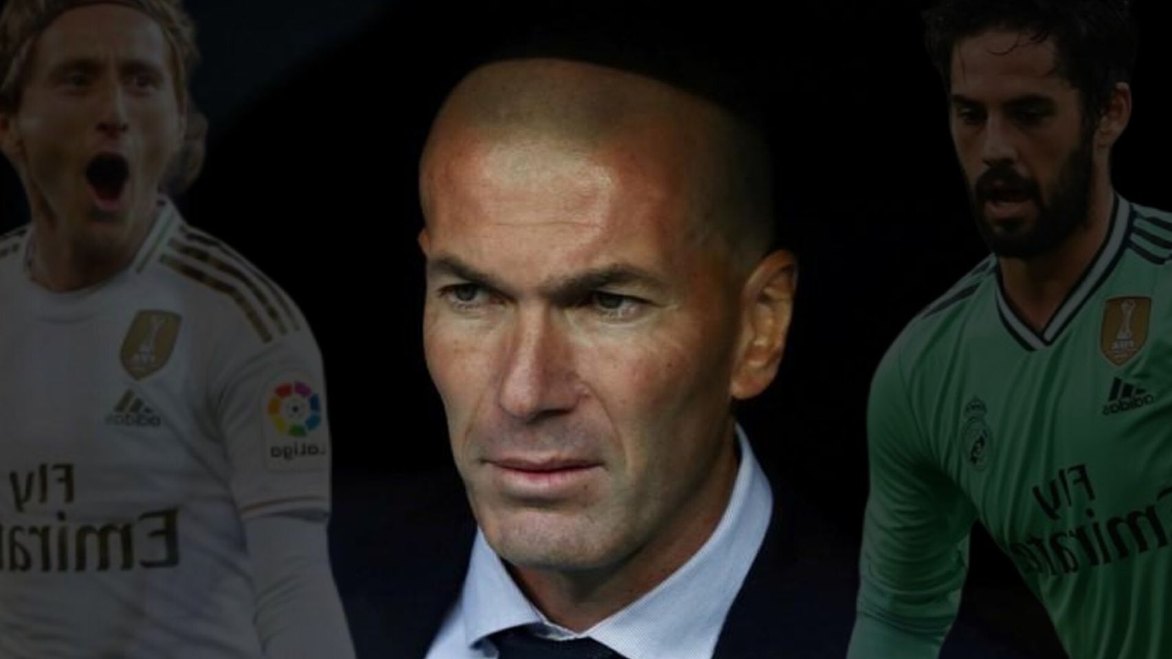 Modric, Isco y Zidane