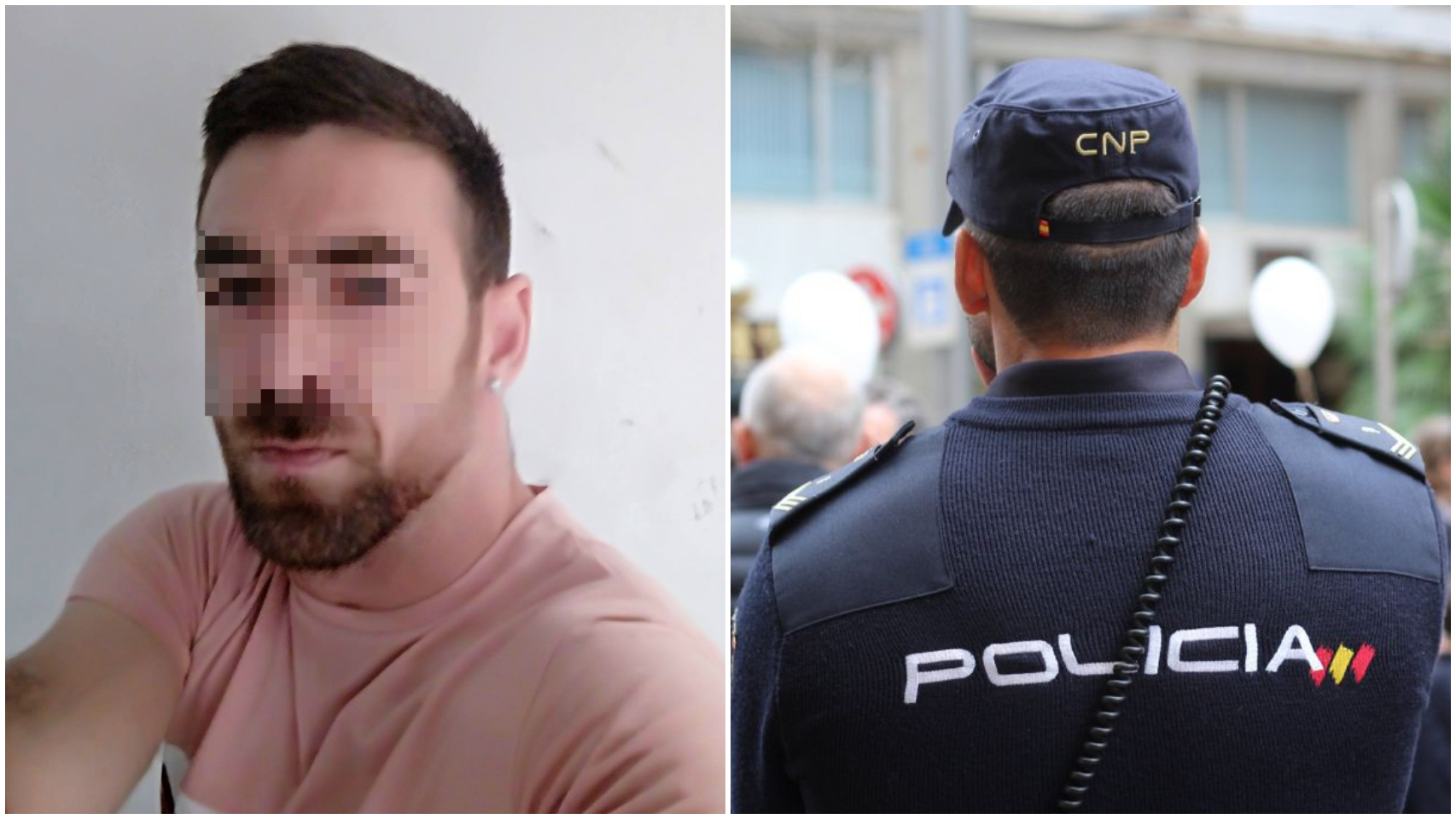 Dani y José Manuel le propinaron una fuerte paliza al policía en su día de descanso.