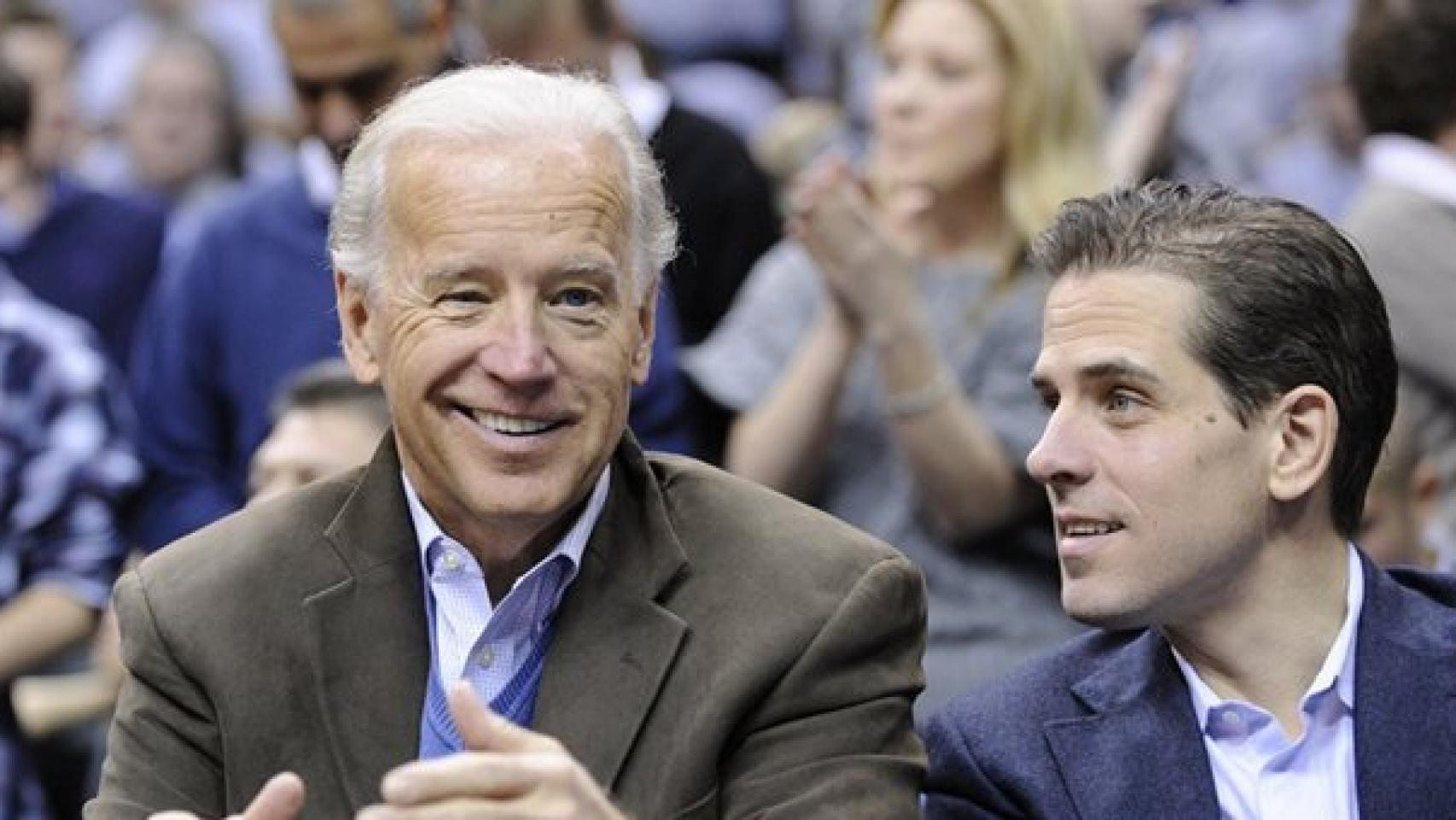 Joe y Hunter Biden.