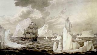 El San Telmo luchando contra el hielo