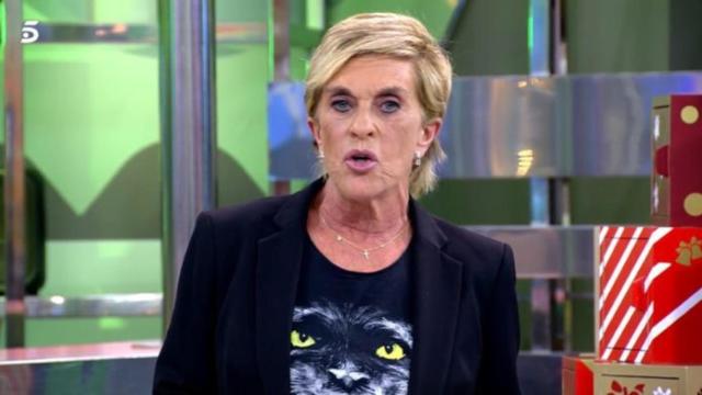 Chelo García-Cortés en el plató de 'Sálvame'.