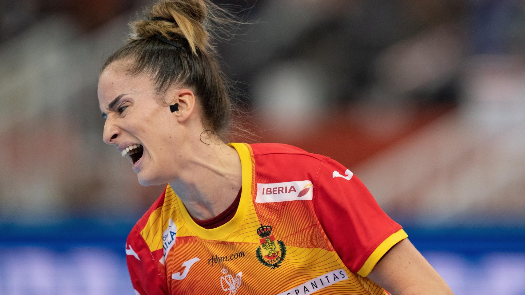 Nerea Pena Abaurrea en la final contra Holanda