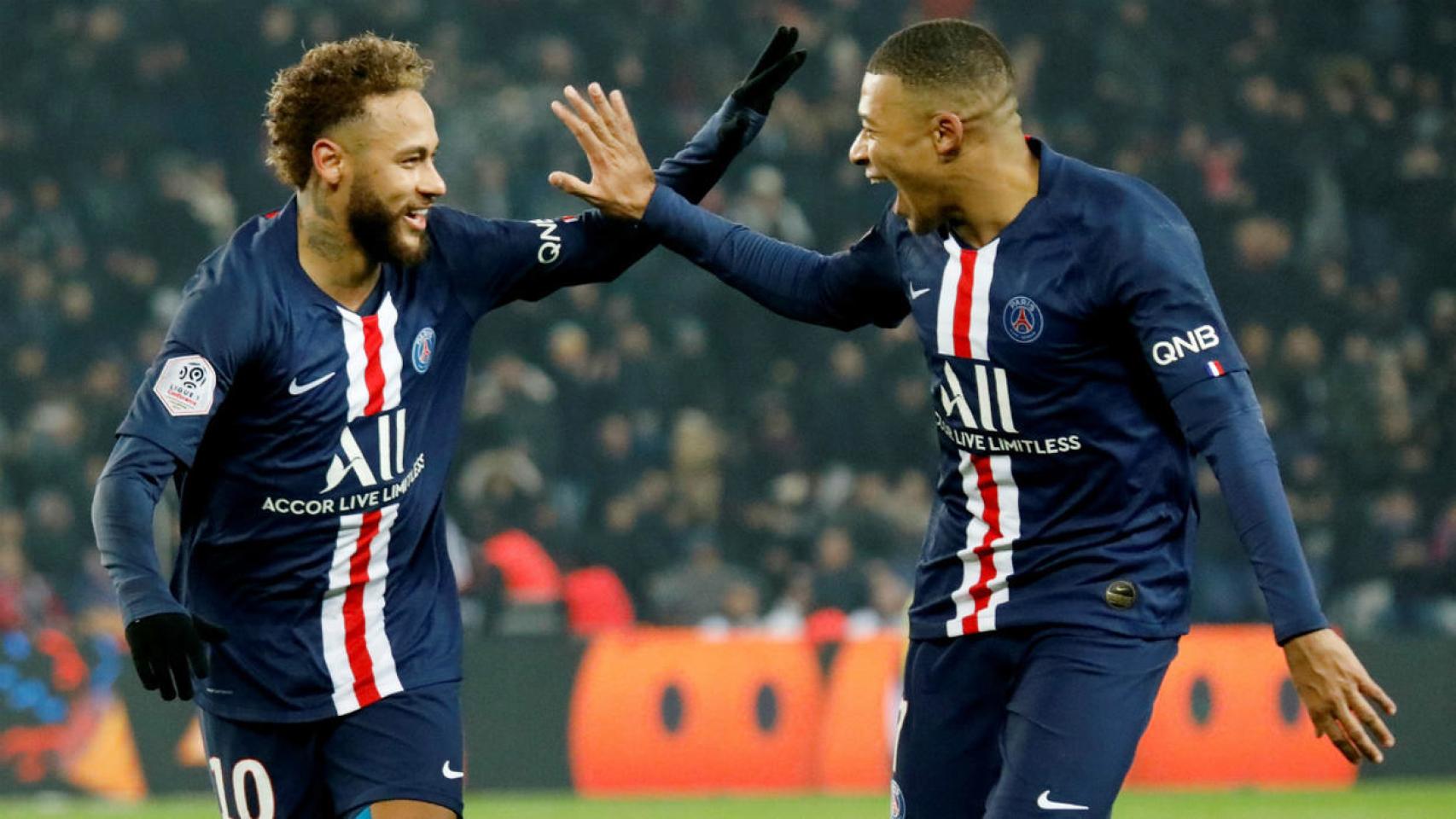 Mbappe y Neymar