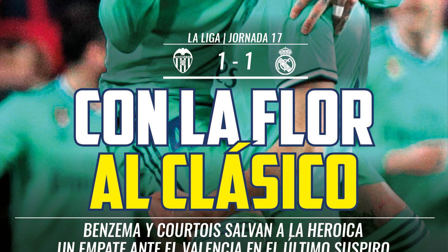 La portada de El Bernabéu (16/12/2019)