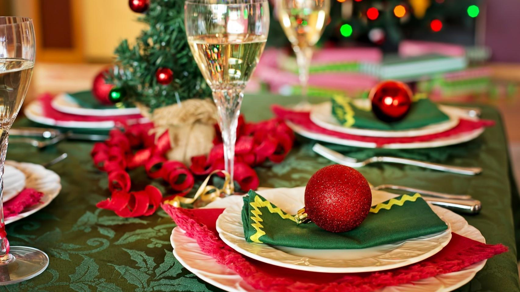 Ideas para presentar las servilletas en Navidad