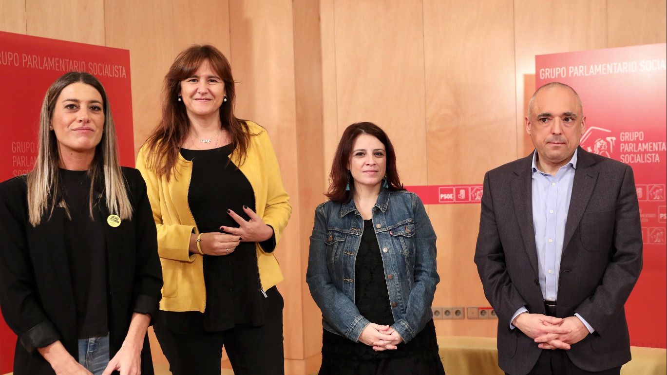 El encuentro entre PSOE y JxCat se ha producido en el Congreso