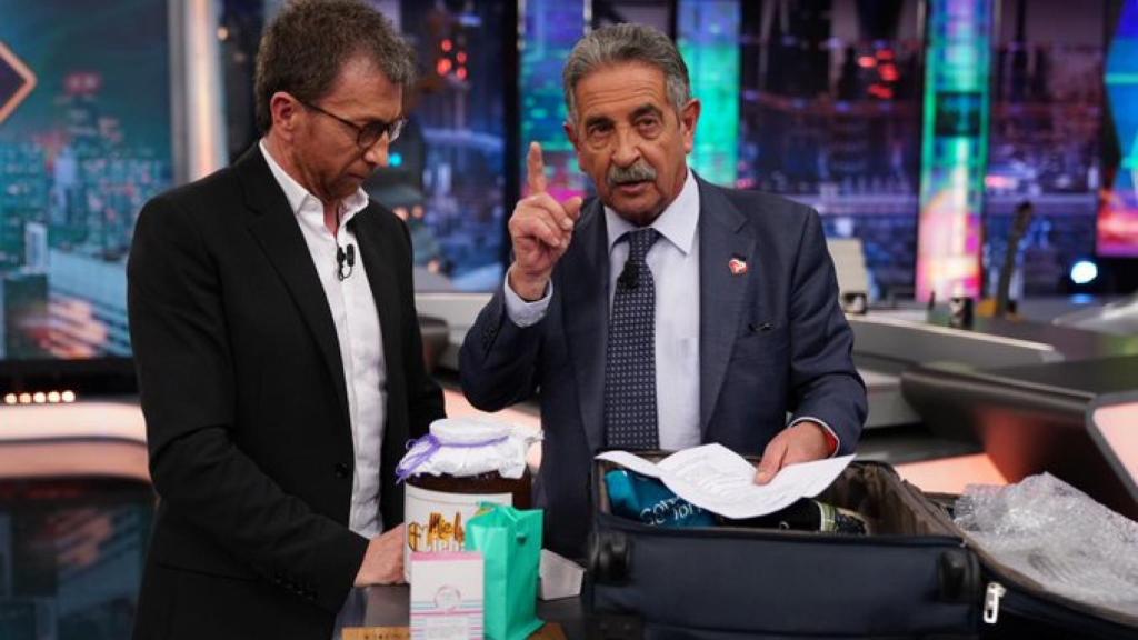 Miguel Ángel Revilla y Pablo Motos en 'El Hormiguero'