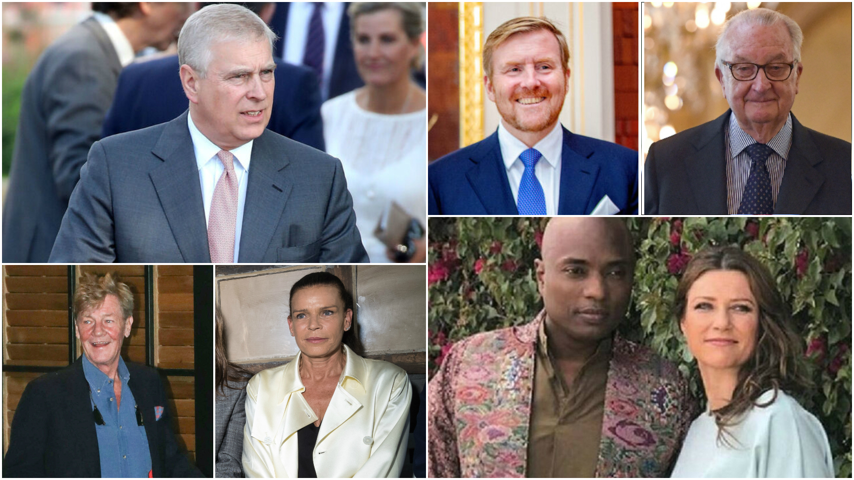 Montaje de JALEOS con algunos de los miembros de la realeza más polémicos.