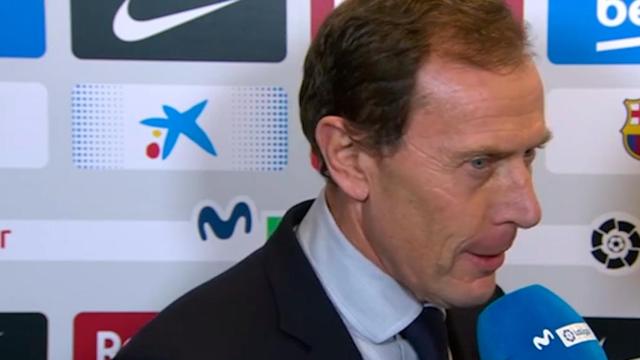 Emilio Butragueño atiende a Movistar tras El Clásico