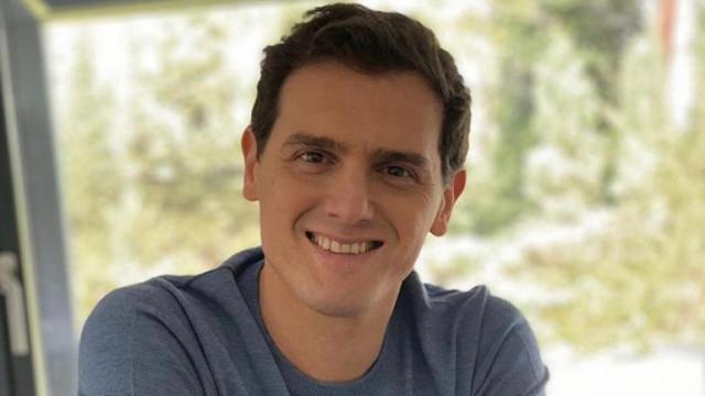 Rivera, en su casa de Madrid durante su última jornada de reflexión.