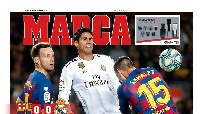 Portada MARCA (19/12/2019)